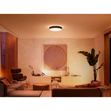 Philips HUE White Ambiance Enrave Deckenleuchte L, LED-Leuchte schwarz, inkl. Dimmschalter