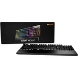 be quiet! Light Mount Silent Linear, Gaming-Tastatur schwarz, DE-Layout, be quiet! Silent Linear