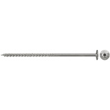 fischer Holzbauschraube PowerFast 6,0x140 Tellerkopf TX 100 Stück, mit Teilgewinde, Edelstahl A2