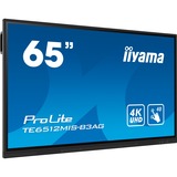 iiyama ProLite TE6512MIS-B3AG, Public Display schwarz (matt), UltraHD/4K, IPS, Touchscreen