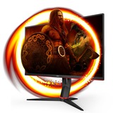 AOC 27G2SPU/BK, Gaming-Monitor 68.6 cm (27 Zoll), schwarz/rot, QHD, IPS, HDMI, DisplayPort, Free-Sync, 165Hz Panel