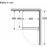 Bosch KGN392ICF Serie 4, Kühl-/Gefrierkombination edelstahl