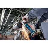 Bosch Professional Akku-Winkelschleifer GWS 18V-10 P Professional, Ø 125mm blau/schwarz, 2x Li-Ionen Akku 5,0Ah, in L-BOXX