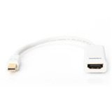 Digitus Mini DisplayPort auf HDMI Adapter / Konverter weiß, HDMI, DP 1.1a, DP++ Dual-Mode