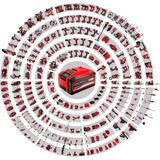 EINHELL Power X-Change Akku-Winkelschleifer TE-AG 18/115 Q Li Solo, 18Volt rot/schwarz, ohne Akku und Ladegerät