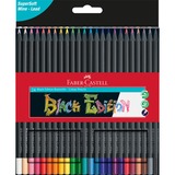 Faber-Castell Faber Buntstifte Black Edition 24er, Set schwarz