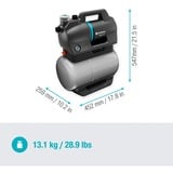 GARDENA Hauswasserwerk 3800 Silent, Pumpe grau, 600 Watt, Modell 2023
