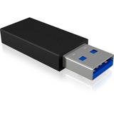 ICY BOX USB 3.2 Gen 2 Adapter IB-CB015, USB-A Stecker > USB-C Buchse schwarz