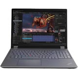 Lenovo ThinkPad P16 G2 (21FA006AGE), Notebook grau/schwarz, Intel® Core™ i7-14700HX, NVIDIA RTX 2000, 32 GB DDR5, 512 GB (512 GB SSD), Windows 11 Pro