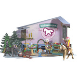PLAYMOBIL 71952 Adventskalender: Weihnachtsbacken im Reitercafé, Konstruktionsspielzeug 