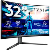 Philips Evnia 32M2C5500W, Gaming-Monitor 80 cm (31.5 Zoll), anthrazit, QHD, VA, Curved, USB-Hub, 240Hz Panel