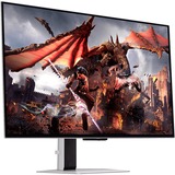 Samsung Odyssey QD-OLED G80SD S32DG800SU, Gaming-Monitor 80 cm (32 Zoll), silber, UltraHD/4K, HDR, Fernbedienung, 240Hz Panel