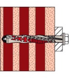 fischer Langschaftdübel DuoXpand 10x140 FUS hellgrau/rot, 50 Stück