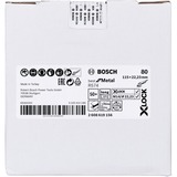 Bosch X-LOCK Fiberschleifscheibe R574 Best for Metal, Ø 115mm, K80 Bohrung 22,23mm