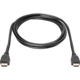 Digitus HDMI Ultra High Speed Anschlusskabel, mit Ethernet, UHD 8K schwarz, 1 Meter