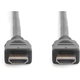 Digitus HDMI Ultra High Speed Anschlusskabel, mit Ethernet, UHD 8K schwarz, 1 Meter
