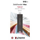 Kingston DataTraveler Max 512 GB, USB-Stick schwarz, USB-C 3.2 Gen 2