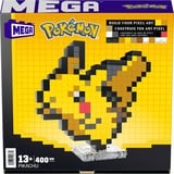 Mattel MEGA Pokémon Pikachu Bauspielzeug-Set für Sammler, Konstruktionsspielzeug 400 Teile