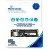 MediaRange MR1032 512 GB, SSD schwarz, PCie 3.1 x4 (20Gb/s), NVMe, M.2 2280, intern