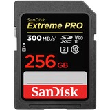 SanDisk Extreme PRO 256 GB SDXC, Speicherkarte schwarz, UHS-II U3, Class 10, V90