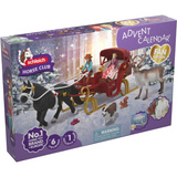 Schleich Großer Adventskalender Horse Club - Weihnachtliche Schlittenfahrt, Spielfigur 