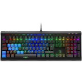 Sharkoon SKILLER SGK60, Gaming-Tastatur schwarz, IT-Layout, Kailh Box Red