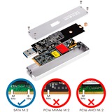 SilverStone SST-MS09C USB 3.1, Laufwerksgehäuse dunkelgrau