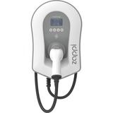 myenergi Wallbox zappi 1,4 - 22 kW weiß/grau, 6,5 Meter Ladekabel, Typ-2 Stecker, mit PIN