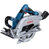 Bosch PRO Akku-Handkreissäge BITURBO GKS 18V-70 L Professional blau/schwarz, 2x Li-Ion Akku ProCORE18V 5,5Ah, in L-BOXX