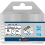 Bosch PRO Ceramic dry X-LOCK Trockenbohrkrone, Ø 83mm, Bohrer 