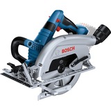 Bosch Professional PRO Akku-Handkreissäge BITURBO GKS 18V-70 L Professional blau/schwarz, 2x Li-Ion Akku ProCORE18V 5,5Ah, in L-BOXX