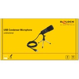 DeLOCK Professionelles USB Kondensator Mikrofon schwarz