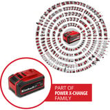 EINHELL Akku Power-X-Change Plus Multi-Ah 18Volt 5,0 bis 8,0Ah rot/schwarz, Multi-Ah Technologie