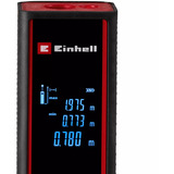 EINHELL Laser-Distanzmesser TC-LD 40 R, Entfernungsmesser schwarz/rot, Abstände von 5 cm - 40 Meter