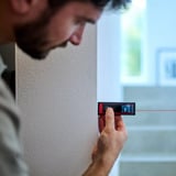 EINHELL Laser-Distanzmesser TC-LD 40 R, Entfernungsmesser schwarz/rot, Abstände von 5 cm - 40 Meter