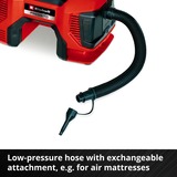 EINHELL Power X-Change Akku-Kompressor PRESSITO 18/21, 18Volt rot/schwarz, ohne Akku und Ladegerät