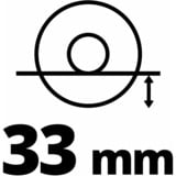 Einhell Winkelschleifer TC-AG 125/850 rot/schwarz, 850 Watt
