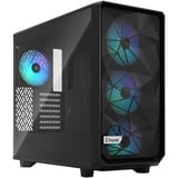 Fractal Design Meshify 2 Lite RGB Black TG Light Tint, Tower-Gehäuse schwarz