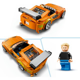 LEGO 77260 Speed Champions The Fast and The Furious Toyota Supra MK4, Konstruktionsspielzeug 