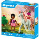 PLAYMOBIL 71841 Magic Unicorns: Sammeleinhorn Himmelsrose mit Fee, Konstruktionsspielzeug 