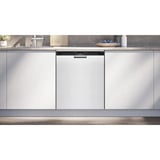 Siemens SN43HW03TE  iQ300, Spülmaschine weiß/schwarz, 60 cm, Home Connect
