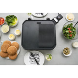 Unold BBQ Stand- Tischgrill Jimmy , Elektrogrill schwarz, 2.800 Watt