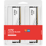 ADATA DIMM 48 GB DDR5-6000 (2x 24 GB) Dual-Kit, Arbeitsspeicher weiß, AX5U6000C3624G-DTLABWH, XPG Lancer Blade, INTEL XMP, AMD EXPO