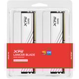 ADATA DIMM 64 GB DDR5-6000 (2x 32 GB) Dual-Kit, Arbeitsspeicher weiß, AX5U6000C2832G-DTLABWH, XPG Lancer Blade, INTEL XMP, AMD EXPO