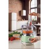 Ariete Vintage Green Multifunktions-Küchenmaschine hellgrün/creme, 1.000 Watt, 1,2 Liter