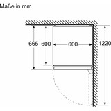 Bosch KGN392I1F Serie 4, Kühl-/Gefrierkombination edelstahl