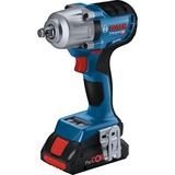 Bosch Professional Akku-Schlagschrauber GDS 18V-450 HC Professional, 18Volt blau/schwarz, 2x Li-Ion Akku ProCORE18V 4,0Ah, Bluetooth Modul, in L-BOXX