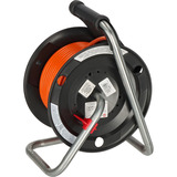Brennenstuhl Garant G Bretec IP44 Gartenkabeltrommel, 1 Anschluss schwarz/orange, 23 + 2 Meter