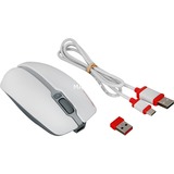 CHERRY STREAM DESKTOP RECHARGE, Desktop-Set weiß/grau, DE-Layout, SX-Scherentechnologie