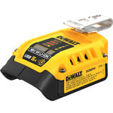 DEWALT Kombi-Ladegerät DCB094K, mit Powerbank-Funktion schwarz/gelb, für alle 18 Volt XR und 54 Volt XR FLEXVOLT Akkus